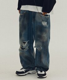 suade（スエード）の「OIL WASHED DENIM [BLUE]（デニムパンツ）」