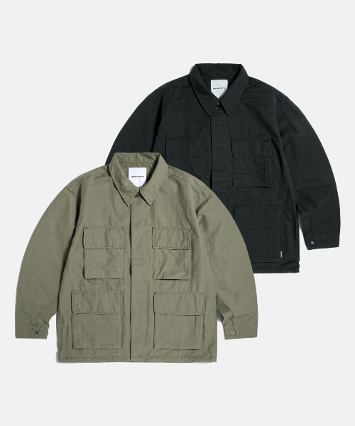ESPIONAGE（エスピオナジ）の「Washed CN BDU Jacket Black（ミリタリージャケット・レディース・その他・MEDIUM/LARGE/X-LARGE）」の3枚目の写真