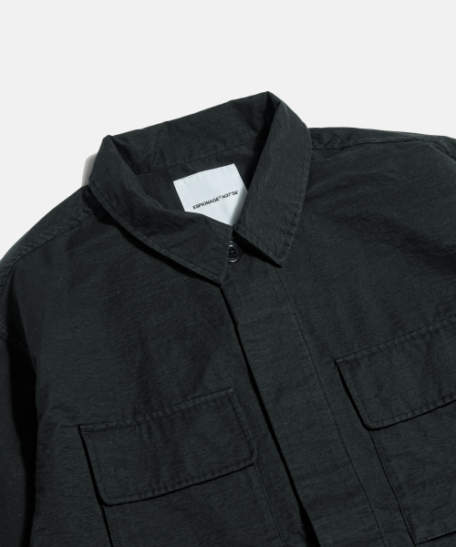 ESPIONAGE（エスピオナジ）の「Washed CN BDU Jacket Black（ミリタリージャケット・レディース・その他・MEDIUM/LARGE/X-LARGE）」の4枚目の写真