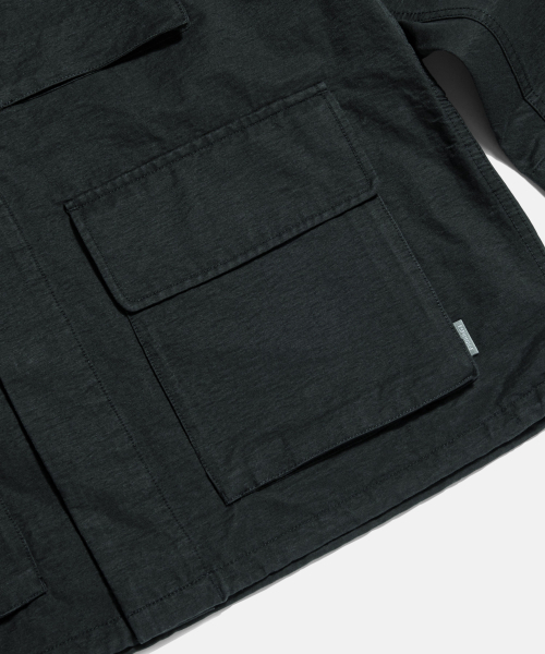 ESPIONAGE（エスピオナジ）の「Washed CN BDU Jacket Black（ミリタリージャケット・レディース・その他・MEDIUM/LARGE/X-LARGE）」の8枚目の写真