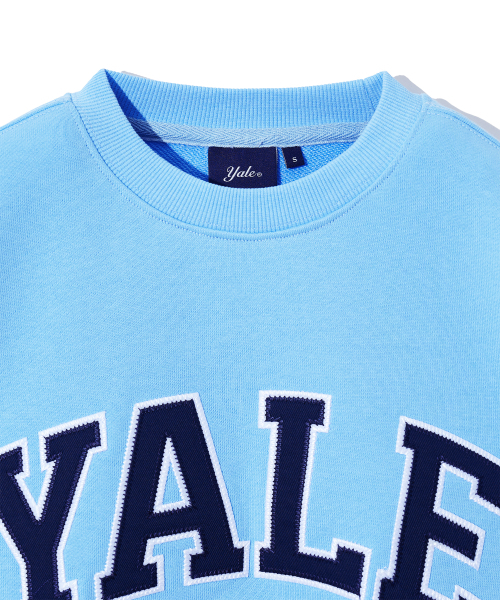 YALE（イェール）の「WOMENS 2 TONE ARCH CROP SWEATSHIRT PALE BLUE（スウェット・レディース・その他・MEDIUM/SMALL）」の3枚目の写真