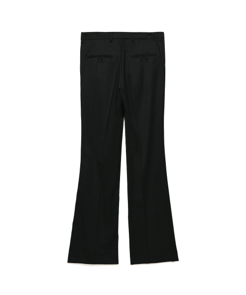 ROLLINGSTUDIOS(ローリングスタジオ)の「CLASSIC FLARED PANTS WOOL GABARDINE BLACK(スラックス・メンズ・その他・LARGE)」の2枚目の写真