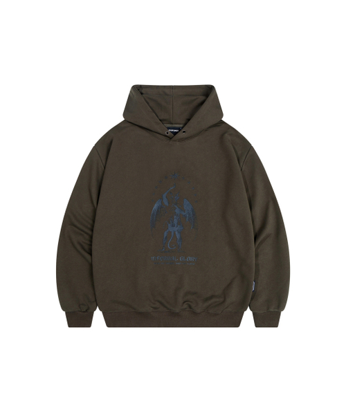 DYSFUNCT(ディスファンクト)の「INFERNAL GLORY HOODIE (KHAKI)(パーカー・メンズ・その他・MEDIUM/LARGE/X-LARGE)」の1枚目の写真