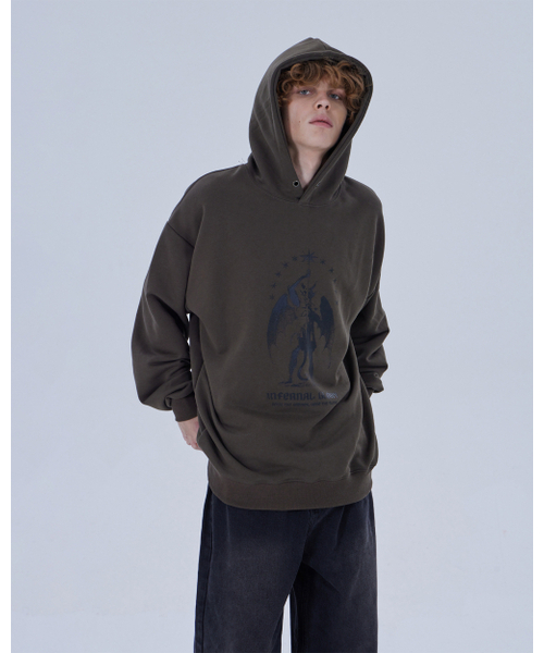 DYSFUNCT(ディスファンクト)の「INFERNAL GLORY HOODIE (KHAKI)(パーカー・メンズ・その他・MEDIUM/LARGE/X-LARGE)」の4枚目の写真