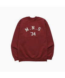 UNISEX MNS34 APPLIQUE SWEATSHIRT_RED