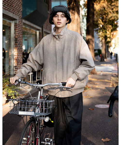 ASTLAY(アストレイ)の「Stella Cash Blend Harrington Jacket (Mink)(ブルゾン・メンズ・その他・2/3)」の1枚目の写真
