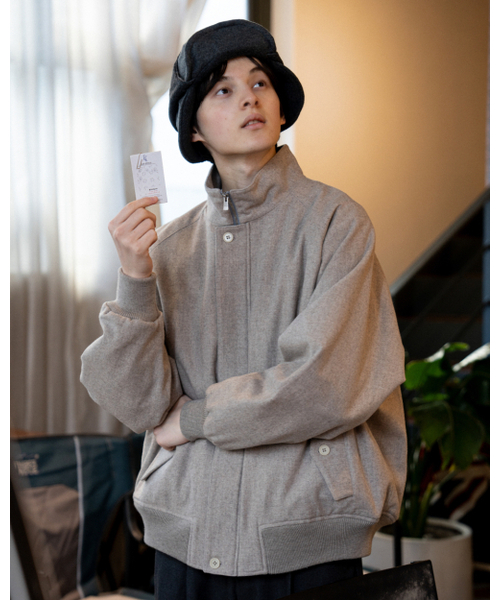 ASTLAY(アストレイ)の「Stella Cash Blend Harrington Jacket (Mink)(ブルゾン・メンズ・その他・2/3)」の7枚目の写真