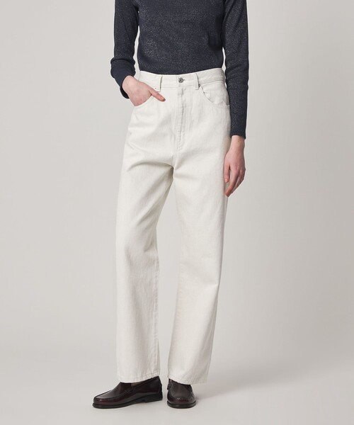 BEAUTY&YOUTH UNITED ARROWS（ビューティーアンドユースユナイテッドアローズ）の「＜Steven Alan＞コットン ストレート デニムパンツ（デニムパンツ・レディース・ブラック/オフホワイト・L/M/S/XS）」の2枚目の写真