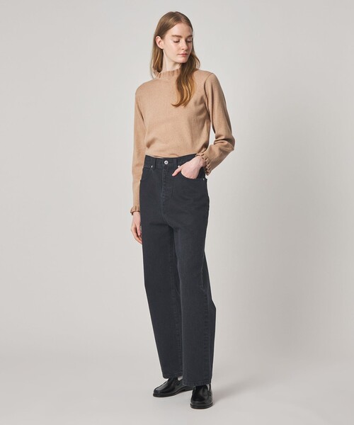 BEAUTY&YOUTH UNITED ARROWS（ビューティーアンドユースユナイテッドアローズ）の「＜Steven Alan＞コットン ストレート デニムパンツ（デニムパンツ・レディース・ブラック/オフホワイト・L/M/S/XS）」の5枚目の写真