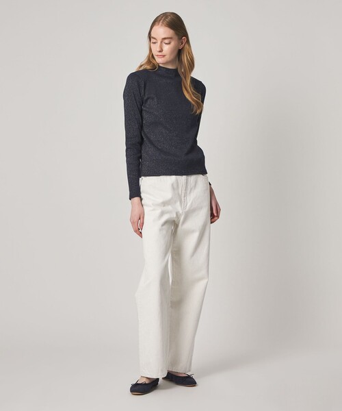 BEAUTY&YOUTH UNITED ARROWS（ビューティーアンドユースユナイテッドアローズ）の「＜Steven Alan＞コットン ストレート デニムパンツ（デニムパンツ・レディース・ブラック/オフホワイト・L/M/S/XS）」の8枚目の写真