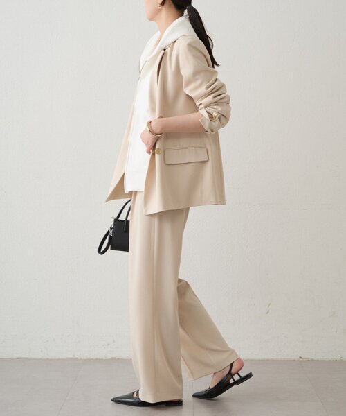 LOUNGEDRESS（ラウンジドレス）の「ポンチパーカー（パーカー・レディース・ライトグレー/ネイビー/オフホワイト・FREE）」の11枚目の写真