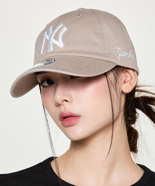MLB（メジャーリーグベースボール）の「【日本未入荷】MLB KOREA シグネチャー アンストラクチャーボールキャップ NYヤンキース LAドジャース（キャップ・レディース・ベージュ/ブラック/ワイン/グリーン/スカイブルー/ブルー・FREE）」の9枚目の写真
