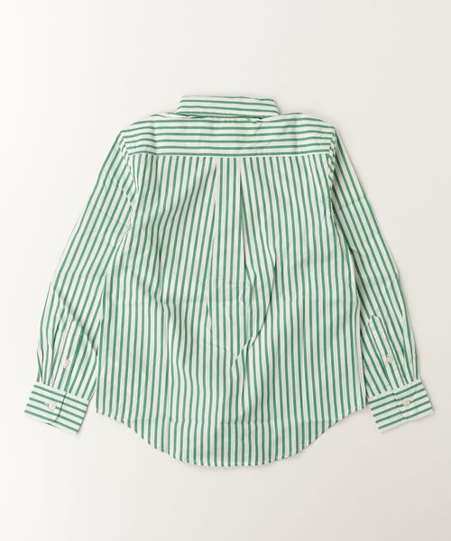 POLO RALPH LAUREN CHILDRENSWEAR（ポロ ラルフ ローレン チルドレンズウェア）の「ストライプド コットン ポプリン シャツ（シャツ/ブラウス・キッズ・グリーン・XL/S/L）」の4枚目の写真