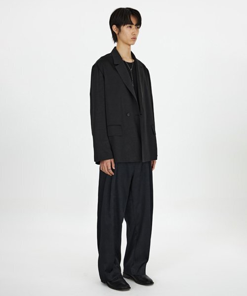YOUTH(ユース)の「Layered 2-Tuck Pants(スラックス・メンズ・その他・SMALL/MEDIUM)」の1枚目の写真