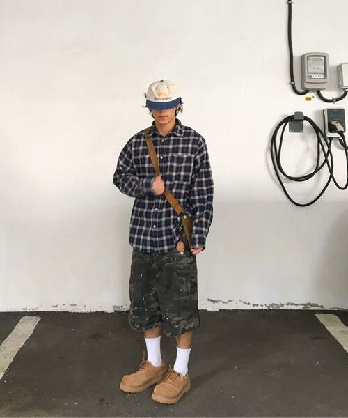 KANEITEI(カネイテイ)の「OVER FIT VINTAGE POCKET CHECK SHIRT (NAVY)(シャツ/ブラウス・レディース・ネイビー・MEDIUM/LARGE/X-LARGE)」の18枚目の写真