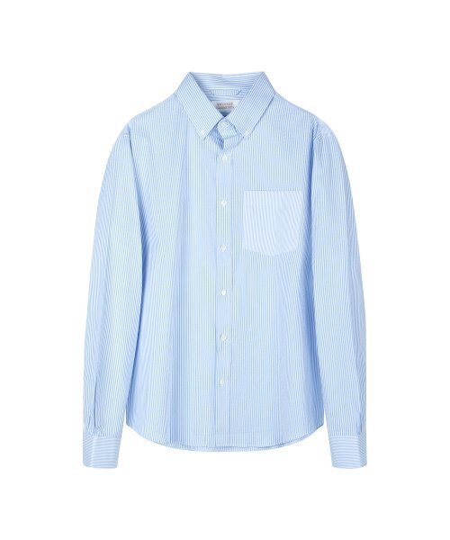 YOUNEEDGARMENTS(ユーニーズガーメンツ)の「コットンリラックスドシャーリングシャツ(ブルーストライプ)(シャツ/ブラウス・メンズ・その他・40/38)」の2枚目の写真