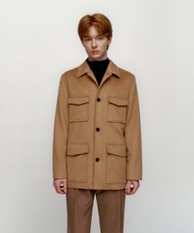 SOLEW（ソル）の「100% Cashmere Out Pocket Jumper_Camel（その他アウター）」