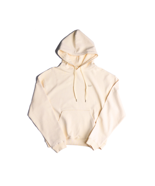 LOGO EMBLEM HOODIE (IVORY)