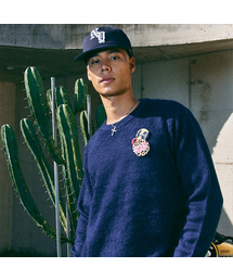 HIGHTIDEFRANKIE（ハイタイドフランキー）の「Frankie 3 Pins Round Knit Navy（ニット/セーター）」