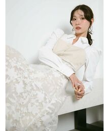 MERCURYDUO | アシメビスチェドッキングパワショルシャツワンピース(ワンピース)