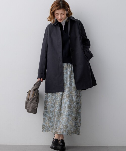 エアータンブラー TCギャバジン ステンカラーコート（ステンカラー