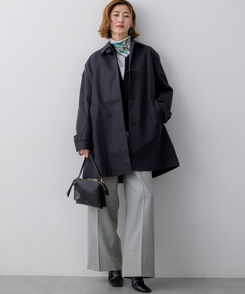 エアータンブラー TCギャバジン ステンカラーコート（ステンカラー