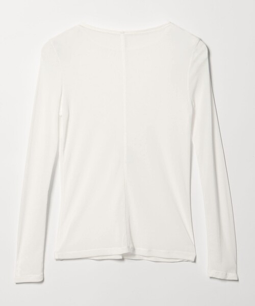 EMMEL REFINES（エメルリファインズ）の「＜EMMEL REFINES＞EM ソフトチュール シアークルーネック（Tシャツ/カットソー・レディース・ライトブルー/ブラック/ホワイト・FREE）」の18枚目の写真