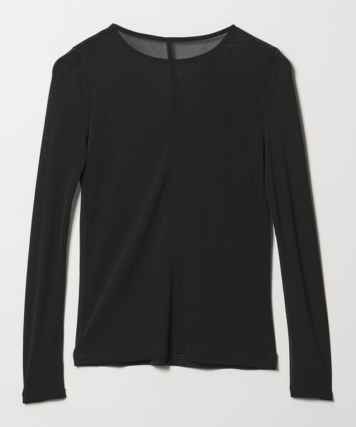 EMMEL REFINES（エメルリファインズ）の「＜EMMEL REFINES＞EM ソフトチュール シアークルーネック（Tシャツ/カットソー・レディース・ライトブルー/ブラック/ホワイト・FREE）」の21枚目の写真