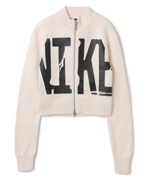 NIKE(ナイキ)の「NIKE AS W NSW STREET GRAPHIC FZ SWEATER / ナイキ ウィメンズ ストリート グラフィック フルジップ セーター【SP】(ニット/セーター・レディース・アイボリー・L/M/S)」の3枚目の写真