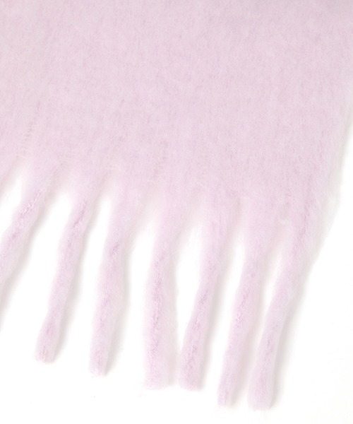 studio CLIP(スタディオクリップ)の「ふわふわ細マフラー(マフラー・レディース・ネイビー/ピンク/ライトブルー・FREE)」の4枚目の写真