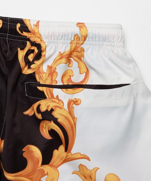 VANQUISH（ヴァンキッシュ）の「VANQUISH / ヴァンキッシュ Royalty バロック柄 ショートパンツ（その他パンツ・メンズ・バーガンディー/ホワイト・M/L）」の6枚目の写真