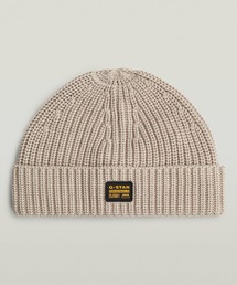 G-STAR | Originals Fisherman Beanie/ブランドロゴフィッシャーマンニットキャップ/ショートニットワッチ(ニットキャップ/ビーニー)