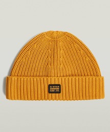 G-STAR | Originals Fisherman Beanie/ブランドロゴフィッシャーマンニットキャップ/ショートニットワッチ(ニットキャップ/ビーニー)