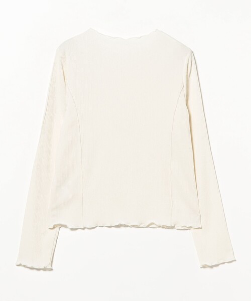 Ray BEAMS（レイビームス）の「シュリンク メロー センターシーム Tシャツ（Tシャツ/カットソー・レディース・ブラック/ブルー/オフホワイト・ONE SIZE）」の20枚目の写真