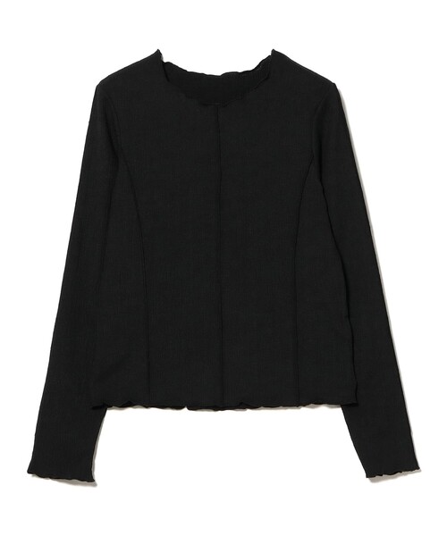 Ray BEAMS（レイビームス）の「シュリンク メロー センターシーム Tシャツ（Tシャツ/カットソー・レディース・ブラック/ブルー/オフホワイト・ONE SIZE）」の22枚目の写真