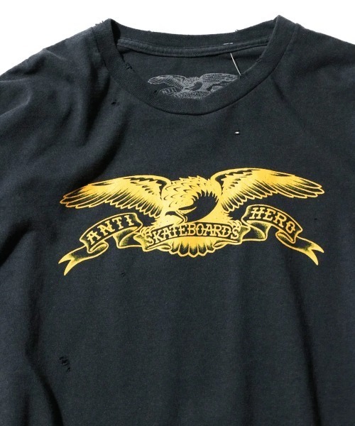 セール】THRIFTY LOOK / THRIFTY DAMAGE SKATE LS TEE 'ANTIHERO EAGLE