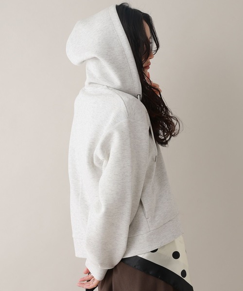 RAGEBLUE（レイジブルー）の「Wジップ/ポンチショートパーカー（パーカー・レディース・ライトパープル/オフホワイト/ブラック・FREE）」の8枚目の写真