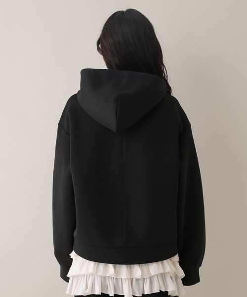 RAGEBLUE（レイジブルー）の「Wジップ/ポンチショートパーカー（パーカー・レディース・ライトパープル/オフホワイト/ブラック・FREE）」の20枚目の写真