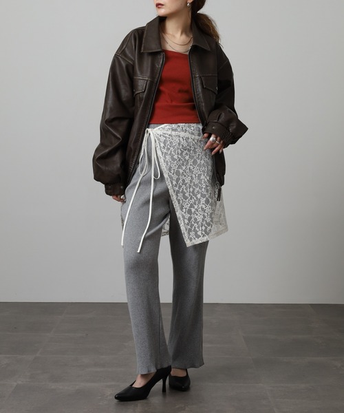 Jungle Storm（ジャングルストーム）の「JUNGLE STORM ヴィンテージ加工PU ジップGジャン（デニムジャケット・メンズ・ブラック/ブラウン・M/L）」の20枚目の写真