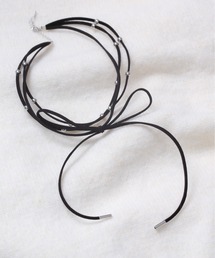 LINFA　（リンファ）の「メタルドッキング　フェイクスエードチョーカー（チョーカー）」