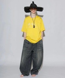 my beautiful landlet | 【my beautiful landlet】12.5oz DENIM TUCK WIDE PANTS - Used Wash(デニムパンツ)