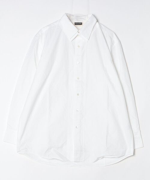 PRESTIGE APPAREL(プレステージアパレル)の「PRESTIGE APPAREL BIG SILHOUETTE DOUBLE COLLAR SHIRTS(シャツ/ブラウス・メンズ・ホワイト・SMALL/MEDIUM/LARGE)」の1枚目の写真