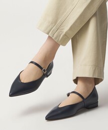 ODETTE E ODILE（オデットエオディール）の「【WEB限定】ポインテッド ストラップ フラット20■↓↑（パンプス）」