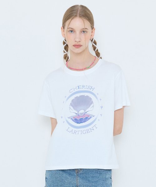 LARTIGENT(ラーティゼン)の「L4 SELLFISH T-SHIRT(WHITE)(Tシャツ/カットソー・レディース・その他・FREE)」の3枚目の写真