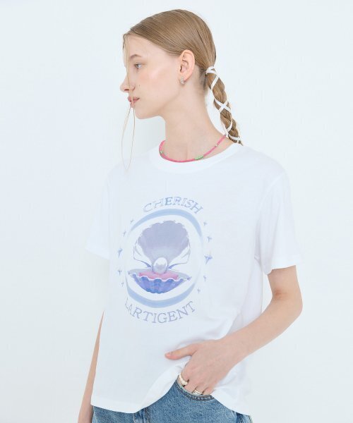 LARTIGENT(ラーティゼン)の「L4 SELLFISH T-SHIRT(WHITE)(Tシャツ/カットソー・レディース・その他・FREE)」の4枚目の写真