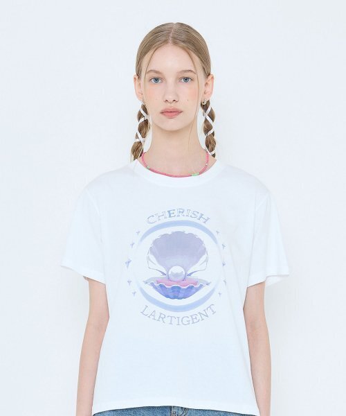 LARTIGENT(ラーティゼン)の「L4 SELLFISH T-SHIRT(WHITE)(Tシャツ/カットソー・レディース・その他・FREE)」の5枚目の写真