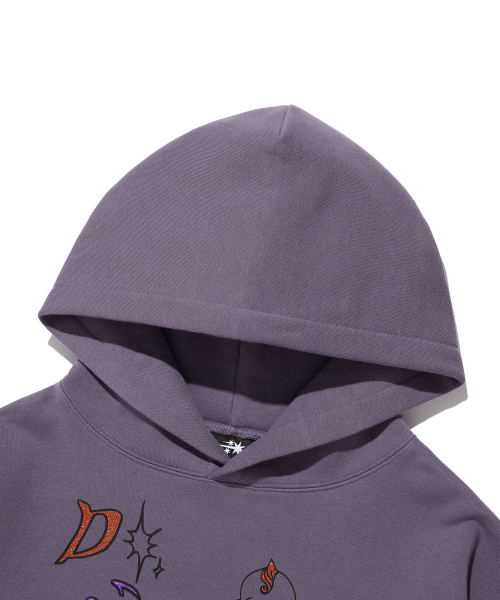 NICE GHOST CLUB（ナイスゴーストクラブ）の「DREAMERS HOODIE_PURPLE(NG2EFUM404A)（パーカー・レディース・その他・S/M/L）」の3枚目の写真