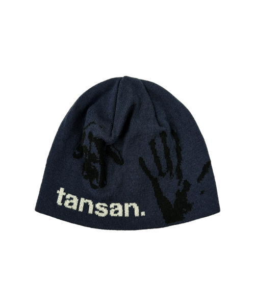 TANSANMAGNESIUM(タンサン マグネシウム)の「ジャカードハンドグリップビーニー(ネイビー)(ニットキャップ/ビーニー・レディース・その他・O/S)」の1枚目の写真