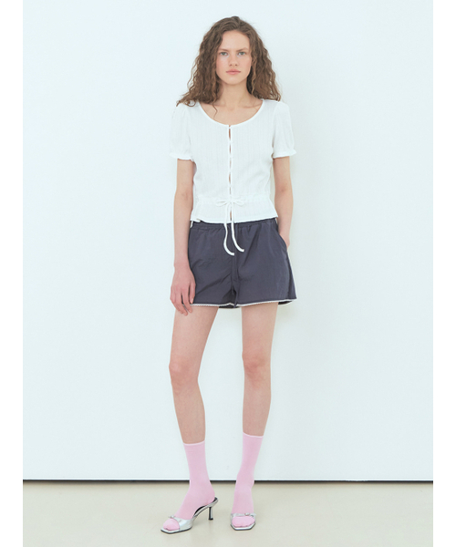ETMON(エトモン)の「Eyelet Cotton Blouse White(シャツ/ブラウス・レディース・その他・FREE)」の3枚目の写真