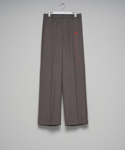 MASU（エムエーエスユー）の「MASU/エムエーエスユー/RED ANGEL WIDE TROUSERS/M26U6PL001（スラックス・メンズ・ブラック/グレー・44）」の9枚目の写真